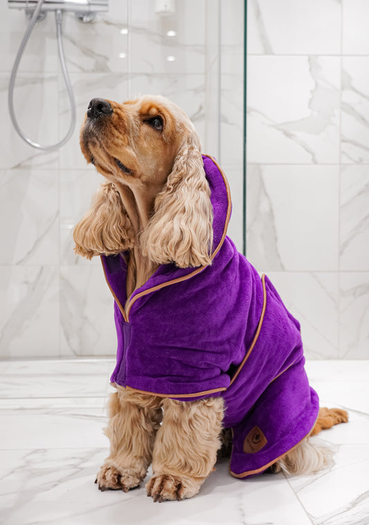 Bathrobe: Purple