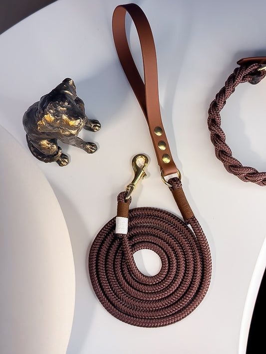 Signature Leash: Chocolate Mousse