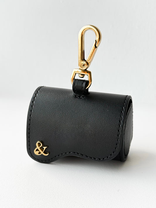 Poop Bag Holder: Black