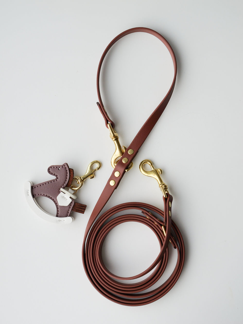 Hands Free Leash Brown