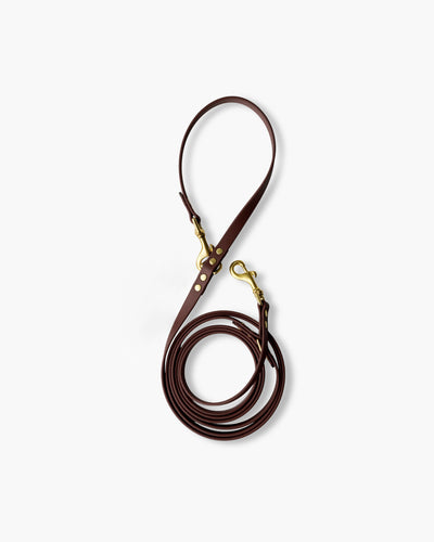 Hands Free Leash Dark Brown