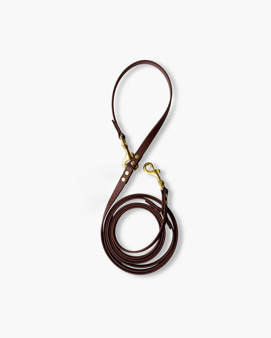 Hands Free Leash Dark Brown