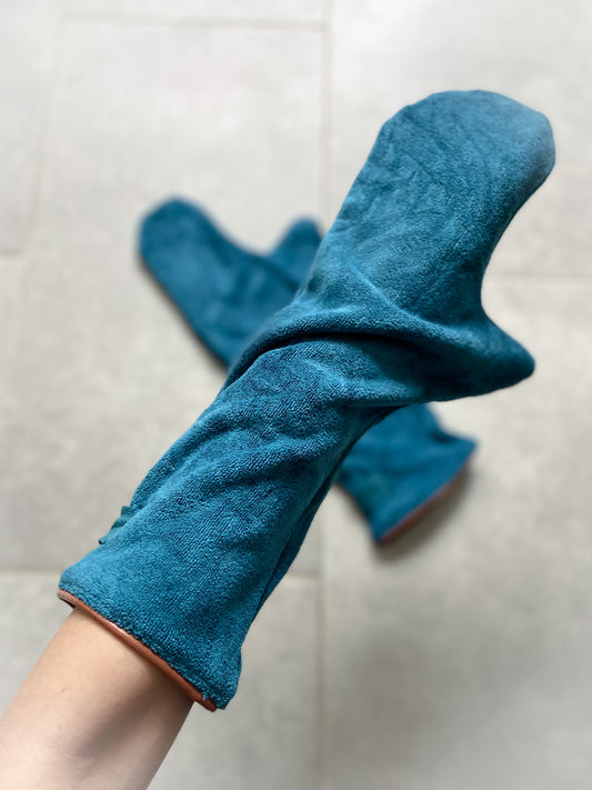 Quick Drying Gloves: Blue