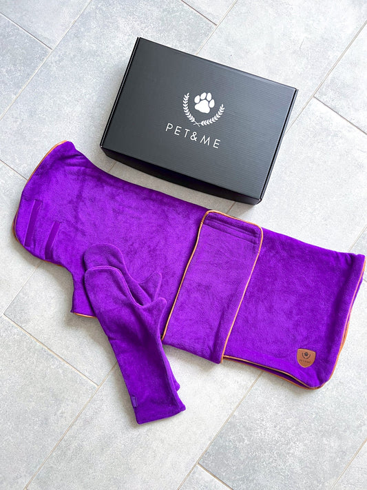 Bathrobe: Purple